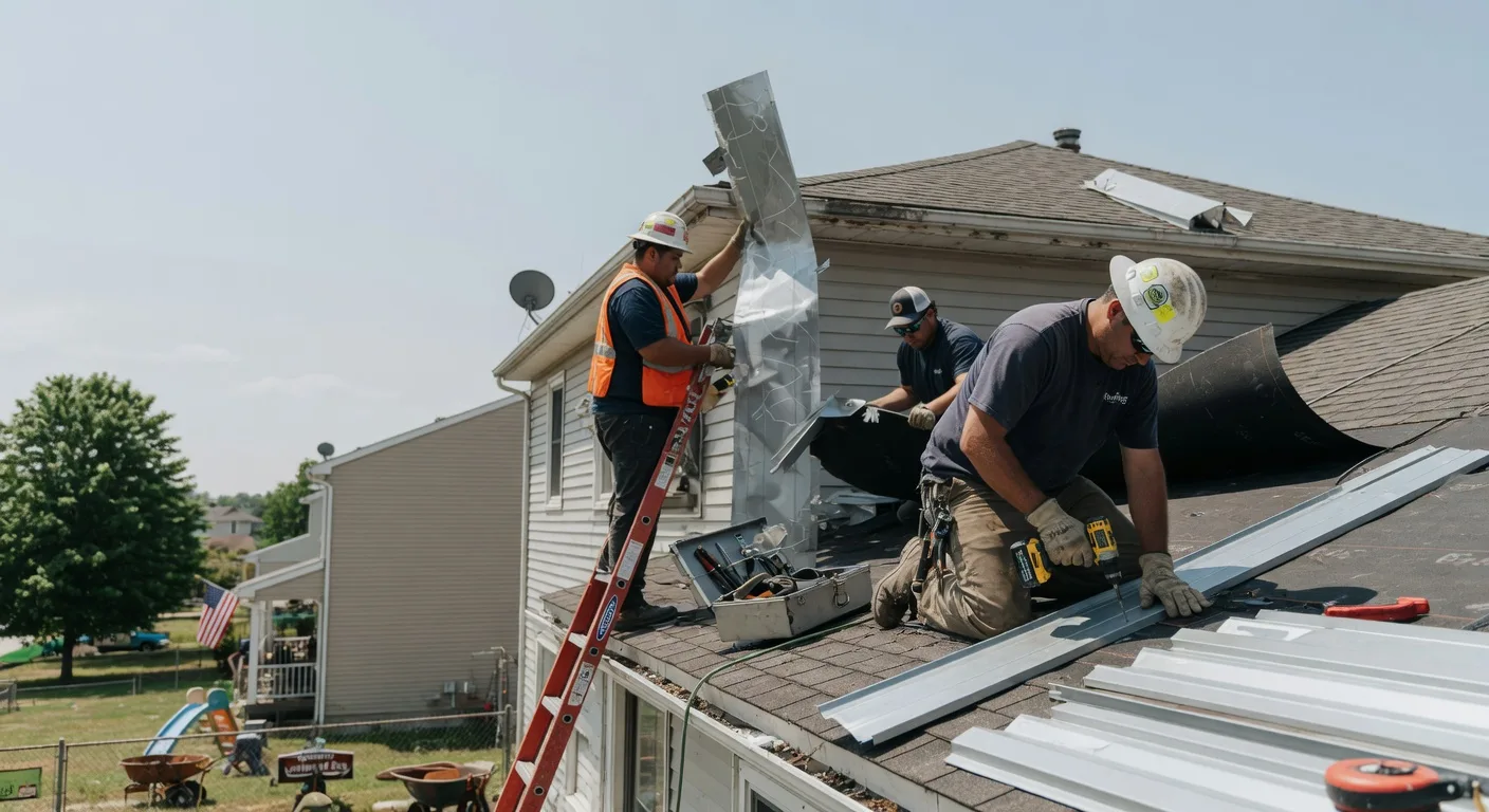 Storm Damage Metal Roof Repair in Northport, WA